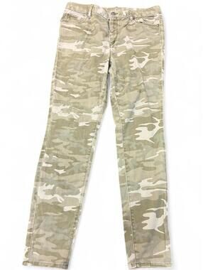 LOFT Women's Khaki and Green Legging